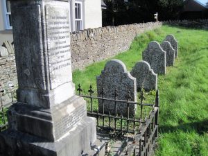 Monument to the 11 unidentified casualties.